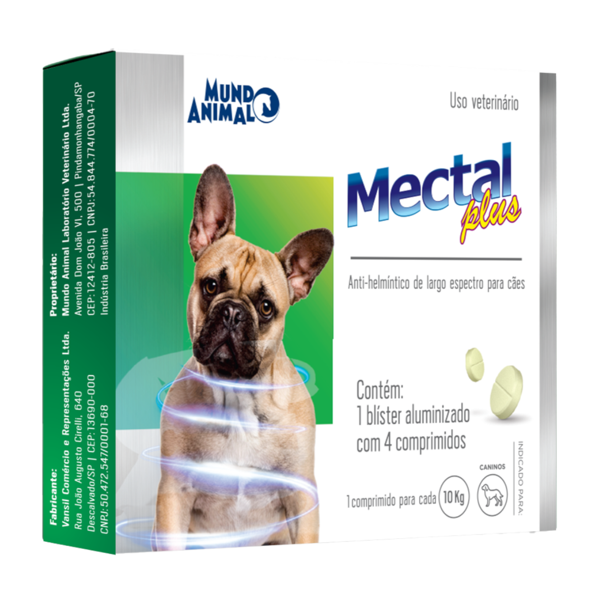 MECTAL PLUS 10kg 4 comprimidos
