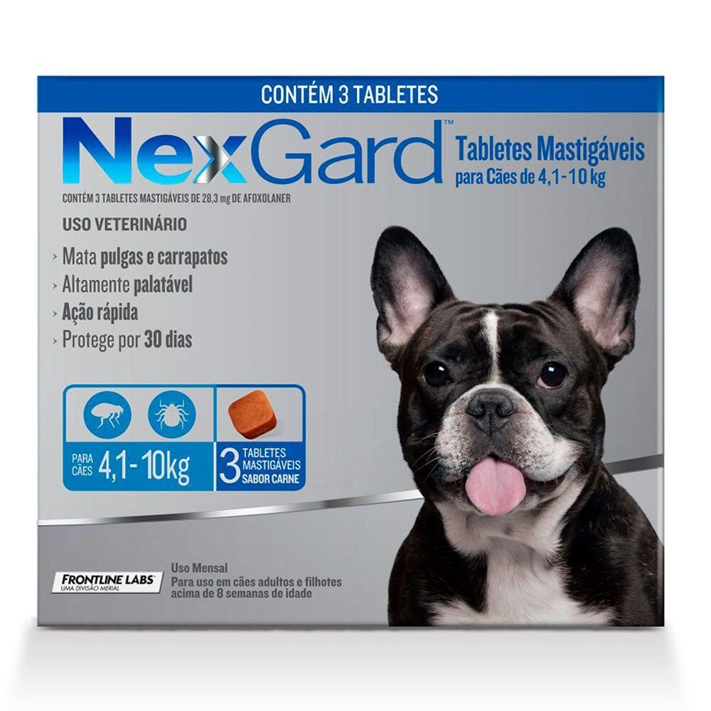 NEX GARD 4 A 10 KG 3 UNIDADES