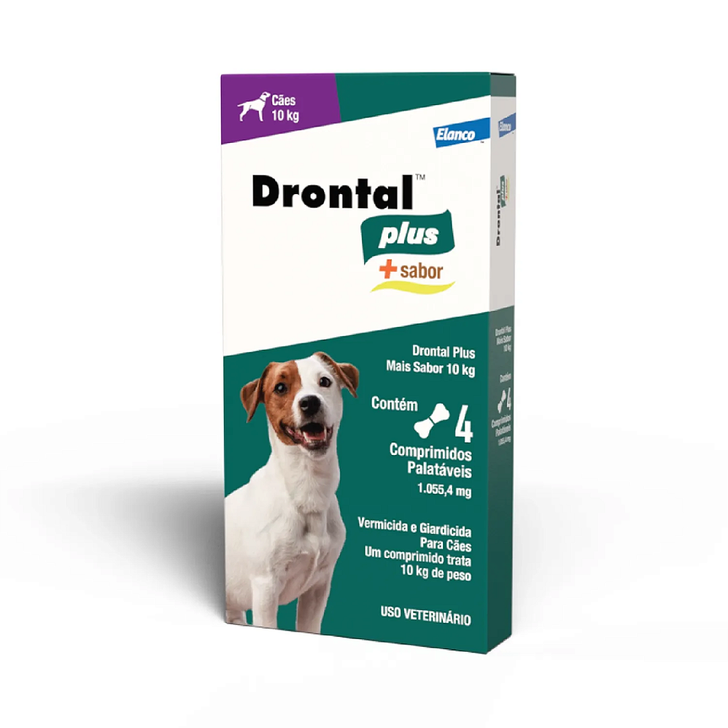DRONTAL PLUS 10KG 4 COMPRIMIDOS