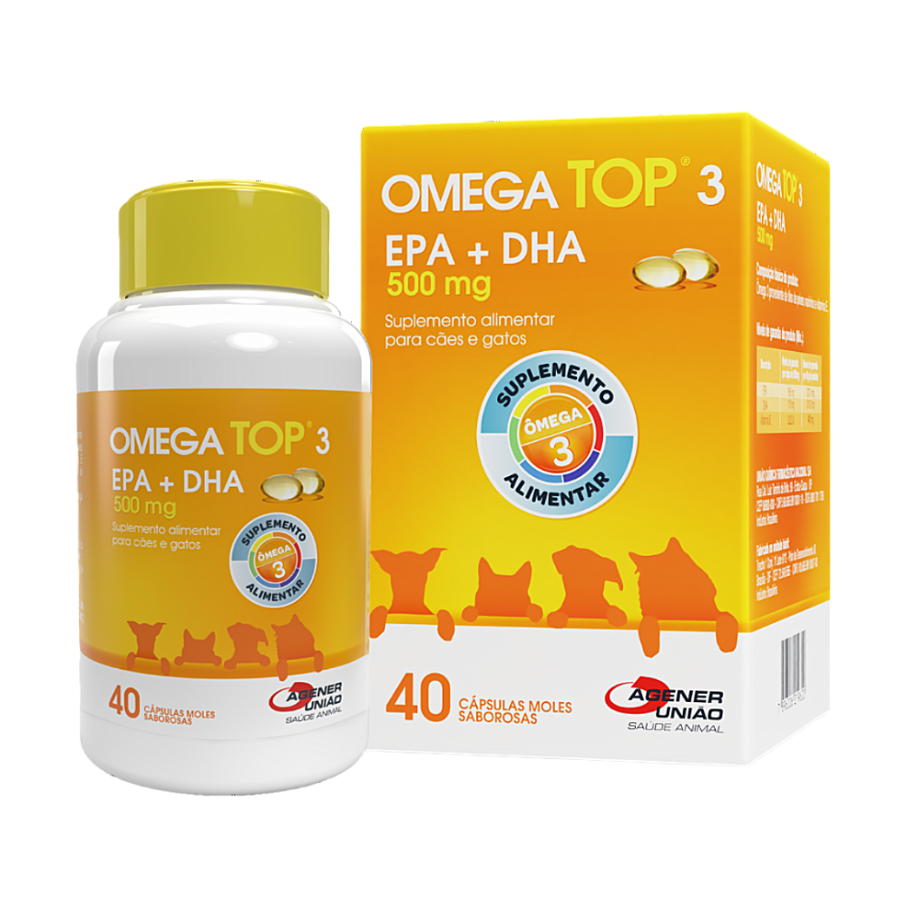 OMEGA TOP 3 500MG 40 CAPSULAS