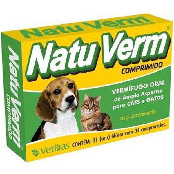 NATUVERM 4 COMPRIMIDOS