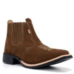 Bota texana nobuck terra lisa quadrada N 41