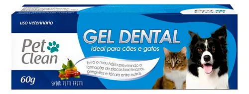 GEL DENTAL CLUB PET SABOR TUTIFRUTI 60G