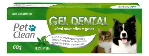 GEL DENTAL PET CLEAN MENTA 90G