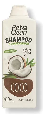 SHAMPOO E CONDICIONADOR COCO PETCLEAN 700ML