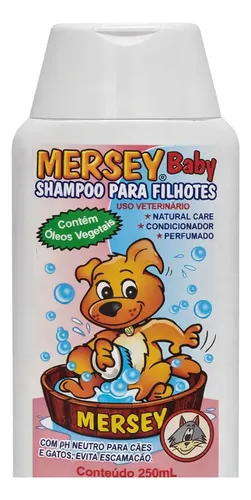 SHAMPOO PARA FILHOTES MERSEYBABY 250ML